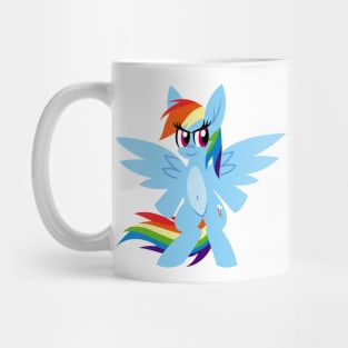 Standing Rainbow Dash Mug